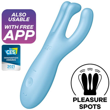 Satisfyer Threesome 4: Vibratore 3 Braccia, App & 12 Modi di Vibrazione